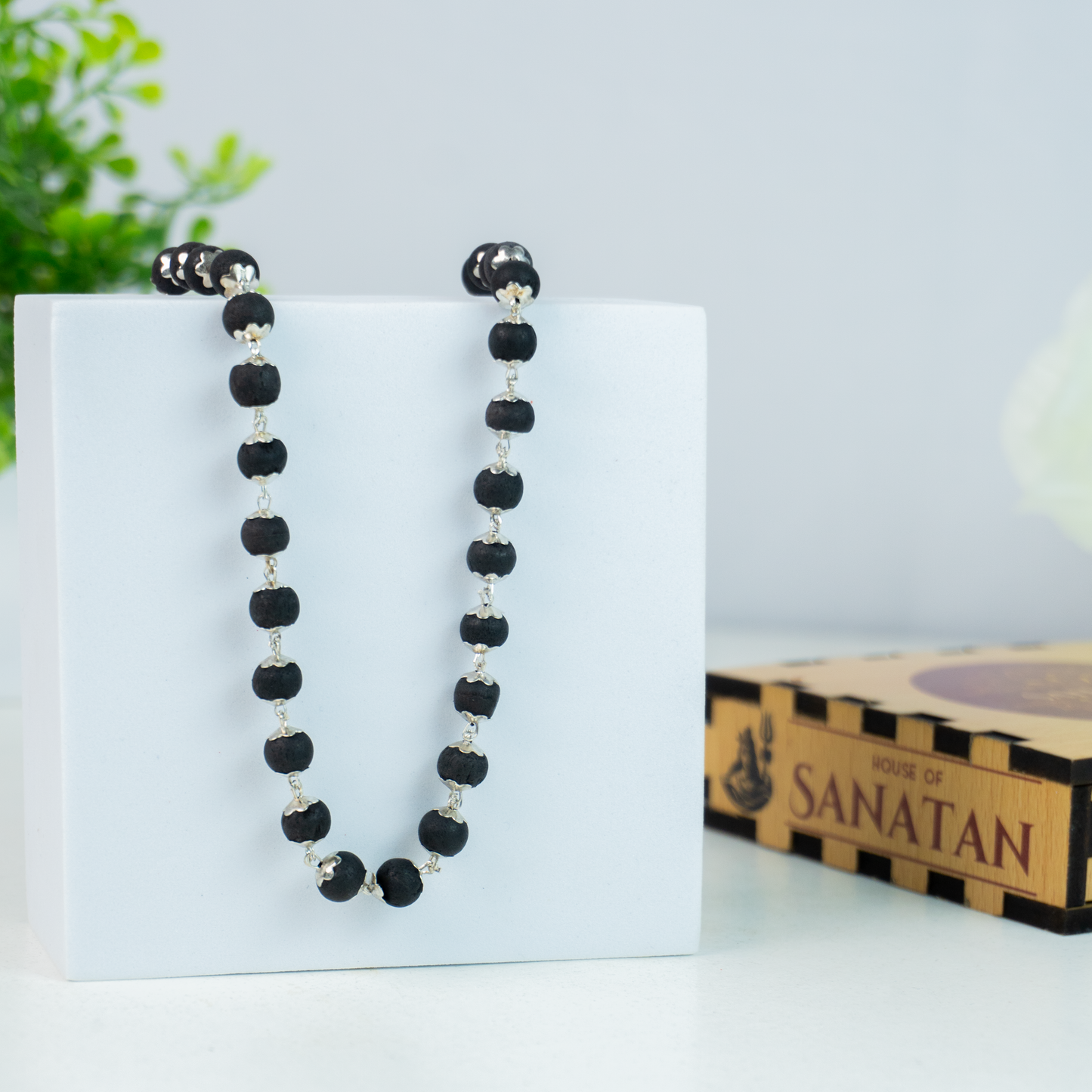 Karungali Mala + Bracelet Combo - House of Sanatan