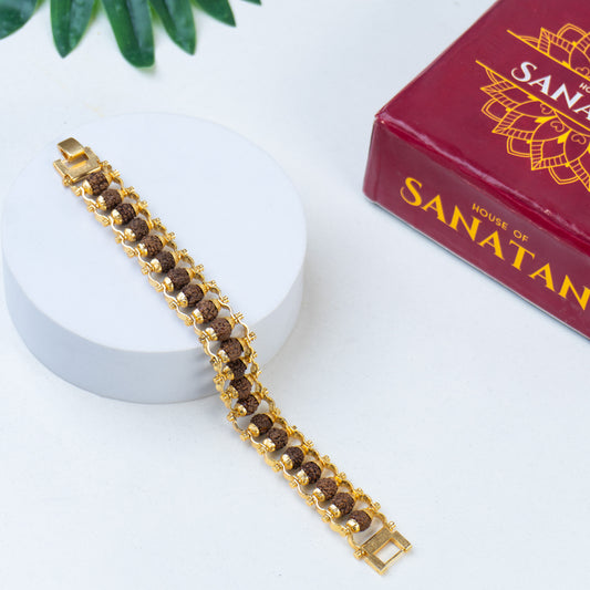 Rudrakasha Bracelet -  Authentic 5 Mukhi Rudraksha Beads