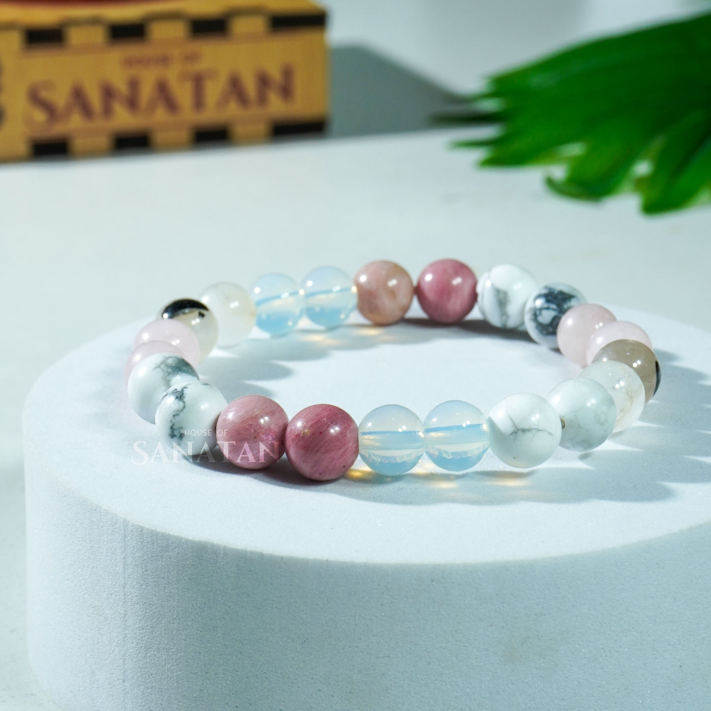 Chandra (Moon) Planet Multi Crystal Bracelet