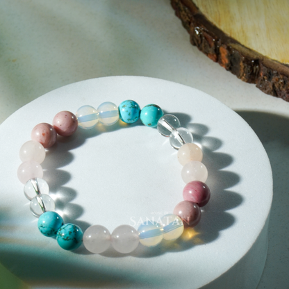 Shukra (Venus) Planet Multi Crystal Bracelet