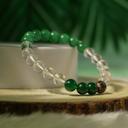 Mesha (Aries) Rashi Multi Crystal Bracelet