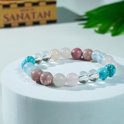 Shukra (Venus) Planet Multi Crystal Bracelet