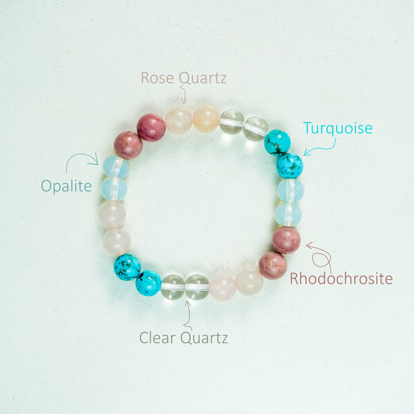 Shukra (Venus) Planet Multi Crystal Bracelet