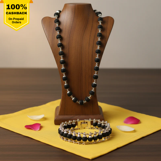 Original Karungali Bracelet + Mala Combo – House of Sanatan