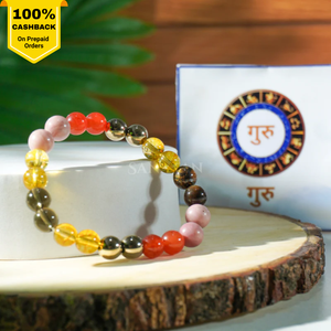 Guru (Jupiter) Planet Multi Crystal Bracelet