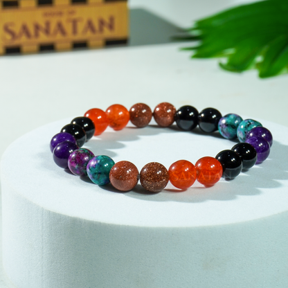 Surya (Sun) Planet Multi Crystal Bracelet