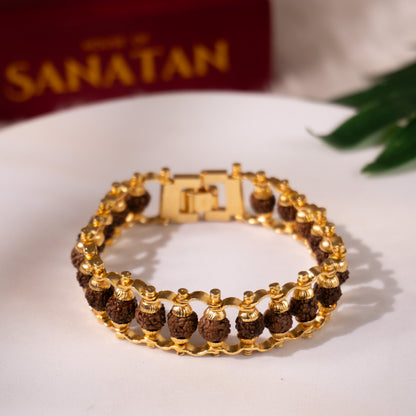 Rudrakasha Bracelet -  Authentic 5 Mukhi Rudraksha Beads