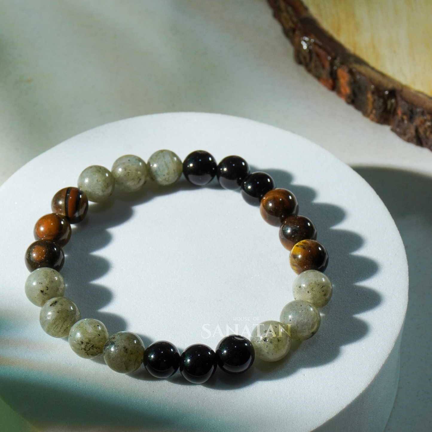 Rahu Planet Multi Crystal Bracelet