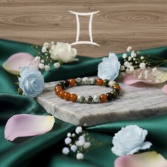 Simha (Leo) Rashi Multi Crystal Bracelet