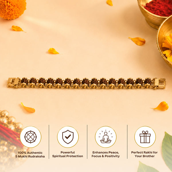 Premium Rakhi Hamper - Complete Rakhi & Puja Box
