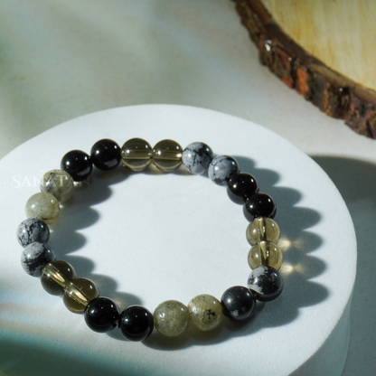 Ketu Planet Multi Crystal Bracelet