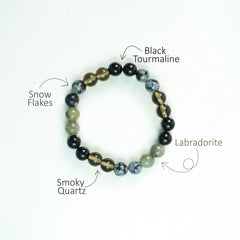 Ketu Planet Multi Crystal Bracelet