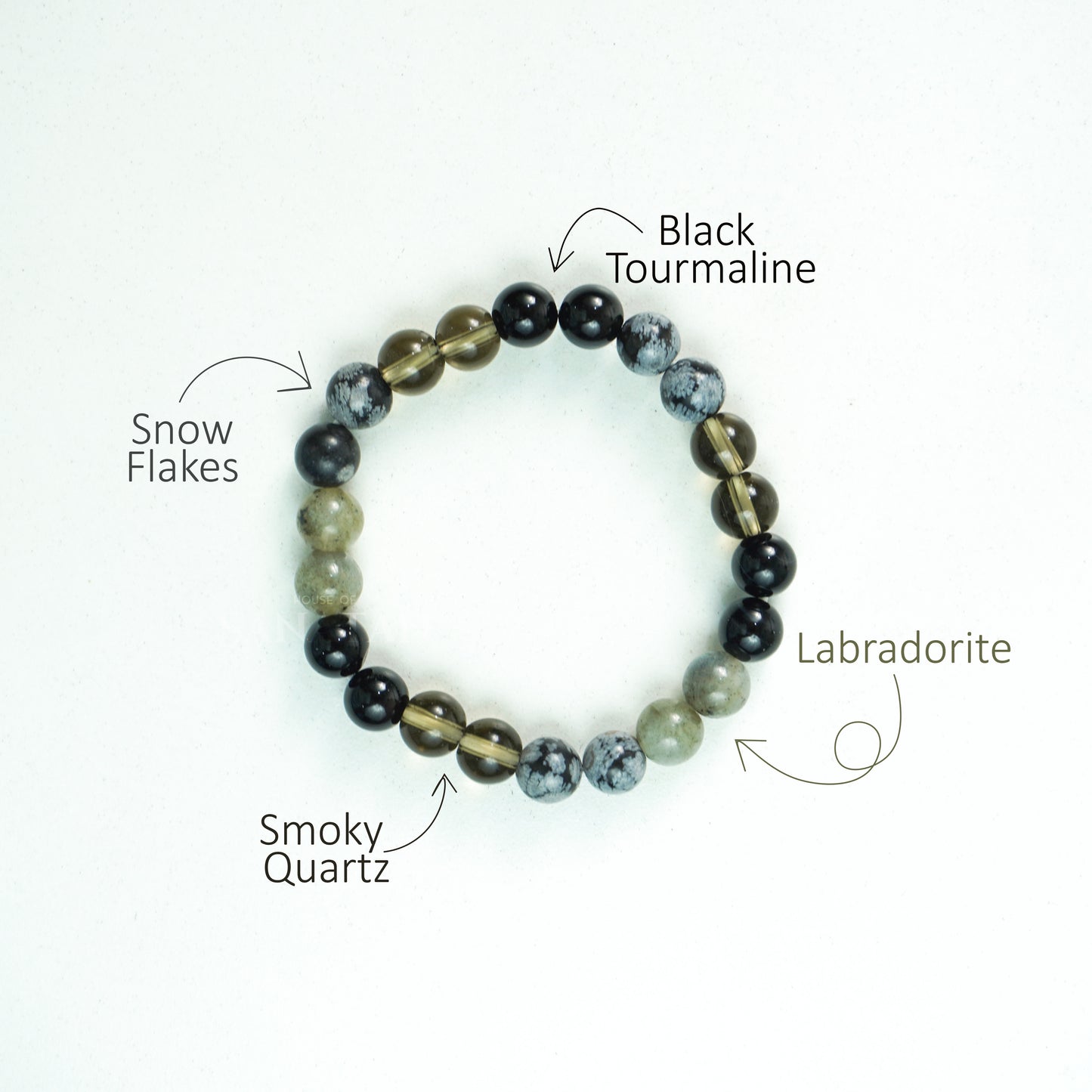 Ketu Planet Multi Crystal Bracelet