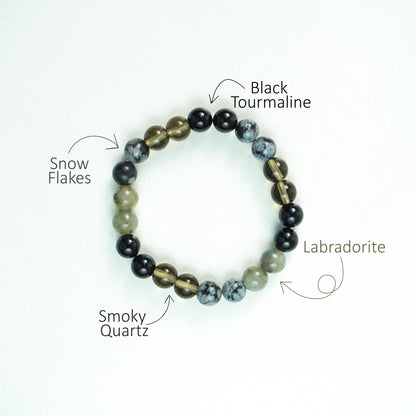 Ketu Planet Multi Crystal Bracelet