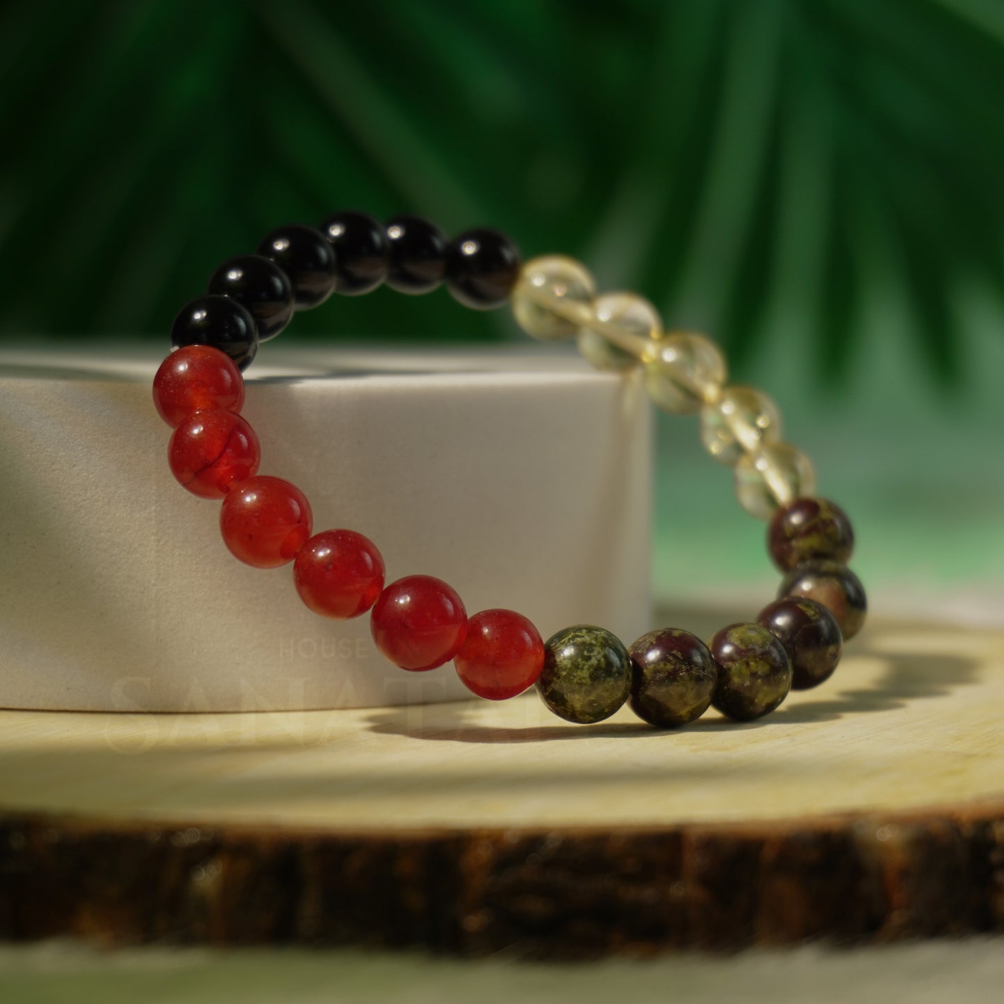 Kanya (Virgo) Rashi Multi Crystal Bracelet