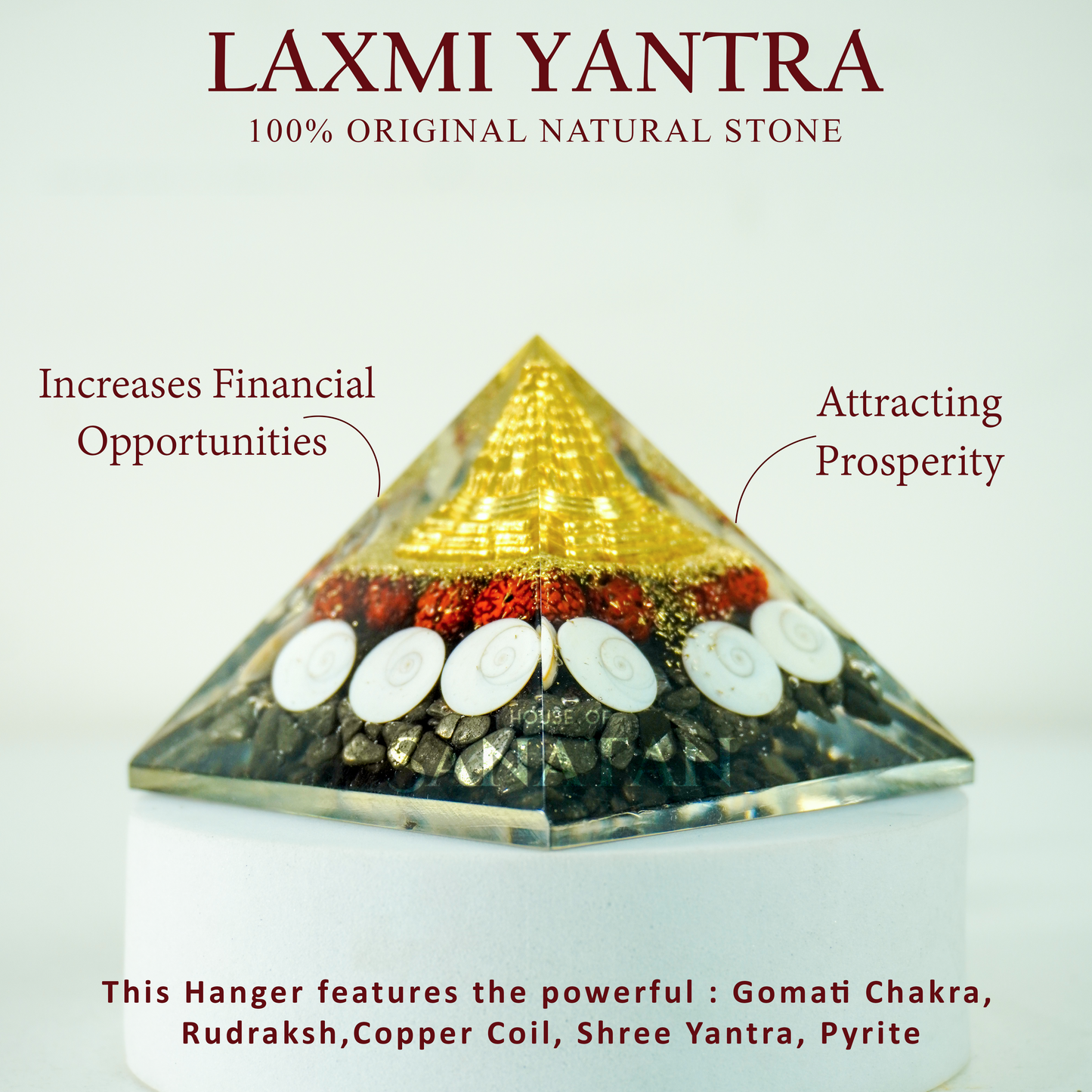 Lakshmi Yantra Pyramid - House of Sanatan