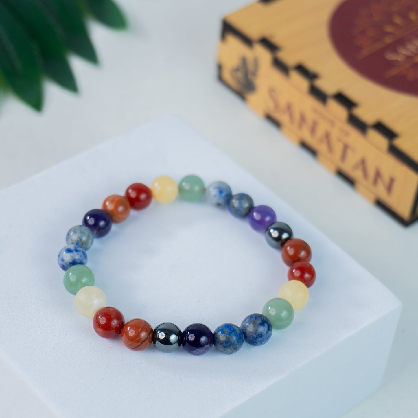 7 Chakra Bracelet - Stone of Wealth, Energy & Spiritual Balance