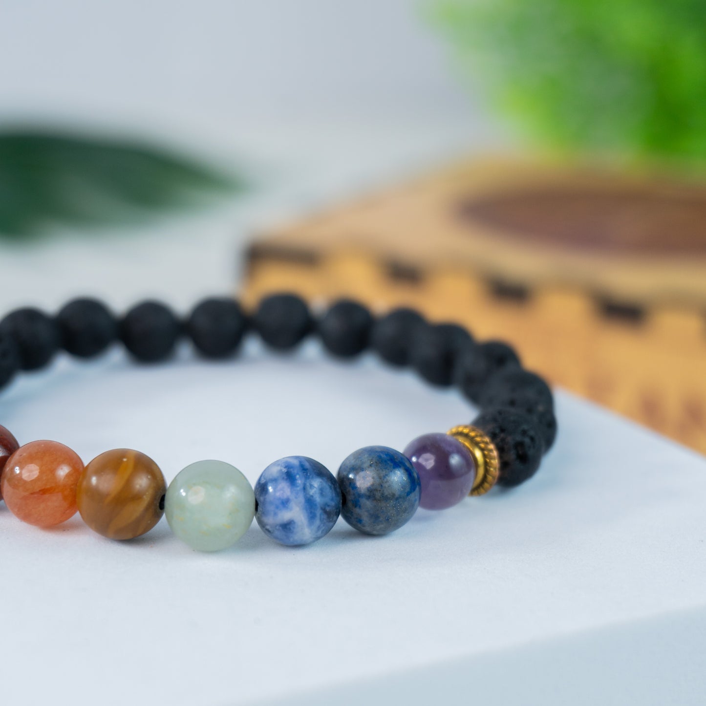 Health & Prosperity Combo (Money Attraction + 7 Chakra with Lava Bracelets)