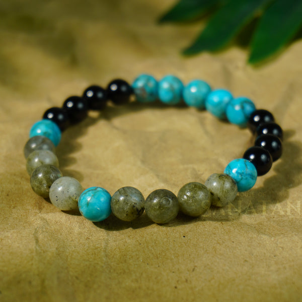 Vrischika (Scorpio) Rashi Multi Crystal Bracelet