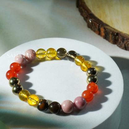 Guru (Jupiter) Planet Multi Crystal Bracelet