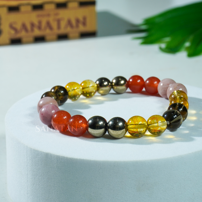 Guru (Jupiter) Planet Multi Crystal Bracelet