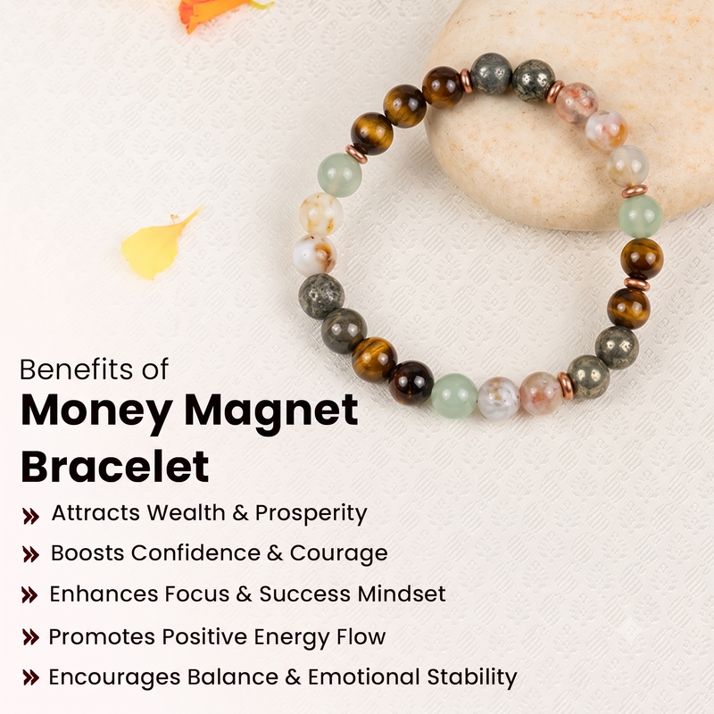 Money Magnet Bracelet - Free Hanuman Ji Key Chain