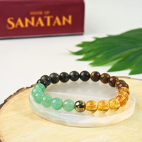 Money Magnet Fusion Band with Raw Selenite Plate