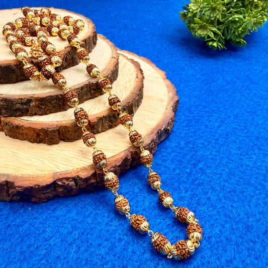 Premium 54 Beads Rudraksha Mala - 100% ORIGINAL 5 MUKHI RUDRAKSHA