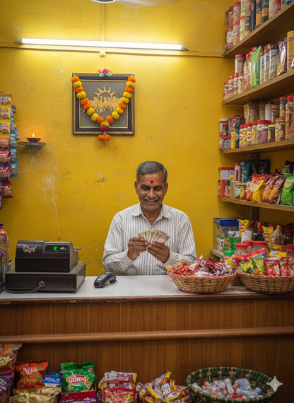 7 Horse & Vyapar Vriddhi Yantra on RAW Pyrite Frame COMBO | Best Business Growth Gift