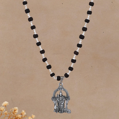 Original Karungali Combo – Bracelet & Mala with Lord Murugan Pendant - Lab Tested