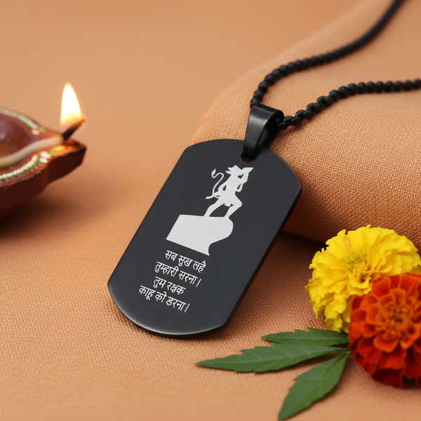 Veer Hanuman Shakti Pendant with Chain