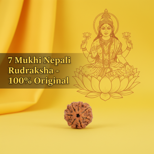 7 Mukhi Nepali Rudraksha – 100% Authentic | Lab Certified