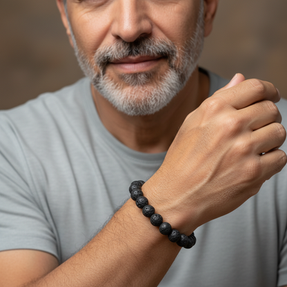 Lava Bracelet | For Grounding & Protection