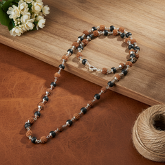 Divine Shield Spiritual Mala_Rudraksha + Karungali Beads