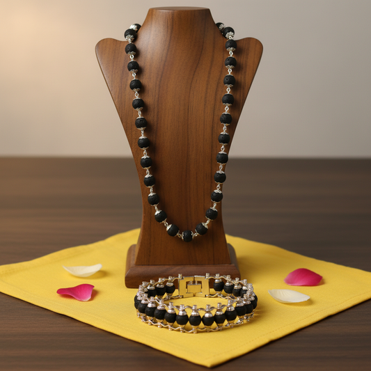 Original Karungali Bracelet + Mala Combo – House of Sanatan