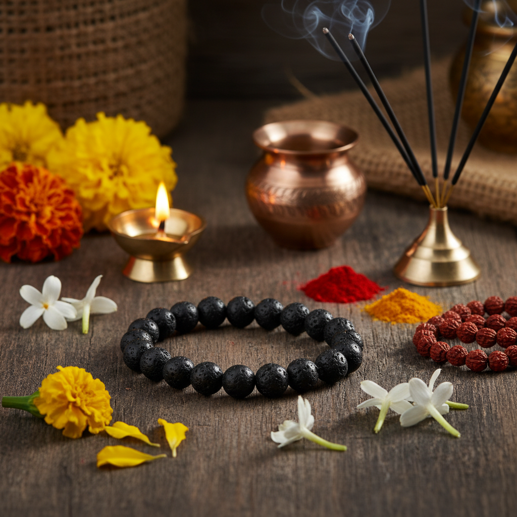 Lava Bracelet | For Grounding & Protection